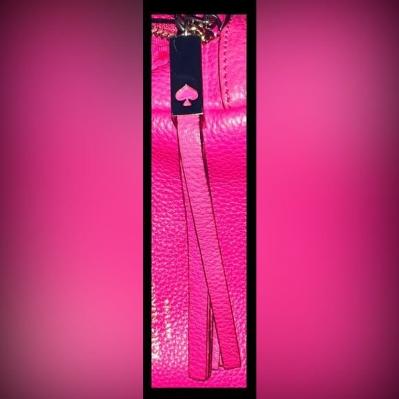 Kate Spade Larger Grey Street Mindy Leather Crossbody Silvertone Hardware Excel - Picture 13 of 17